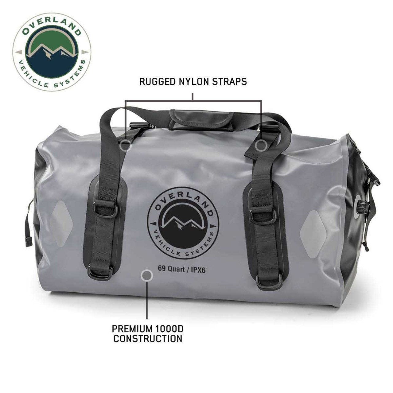 Portable Dry Storage Bag - 69 QT Overland Vehicle Systems - Image 8