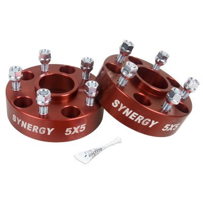 ~(8.6 lbs. 7X7X6)~ Jeep Hub Centric Wheel Spacers 5X5-1.50 Inch Width 1/2-20 UNF Stud Size