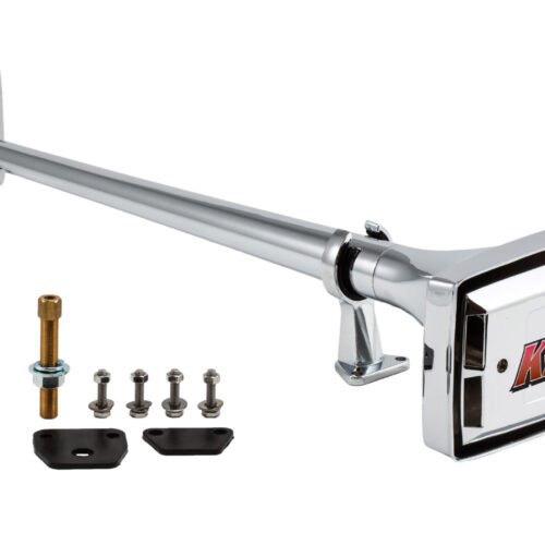 412.jpg ~(7 lbs. 26X9X6)~ 25 chrome plated zinc alloy Roof Mount Horn