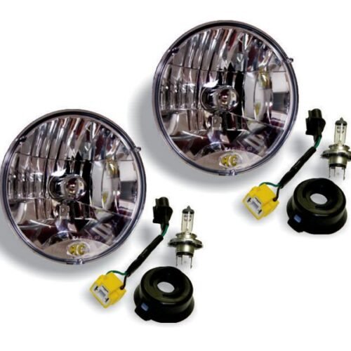 KC HiLiTES 7” H4 DOT Headlights – Pair