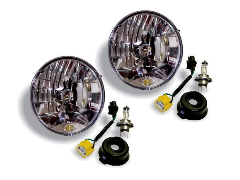 KC HiLiTES 7” H4 DOT Headlights – Pair