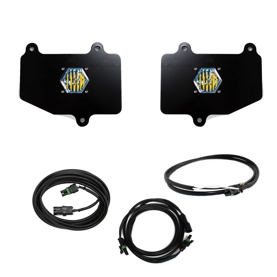 447652UP-FGXX.jpg Jeep JT LED Light Dual S1 Reverse Kit w/Upfitter For 18-Pres Wrangler JT Baja Designs