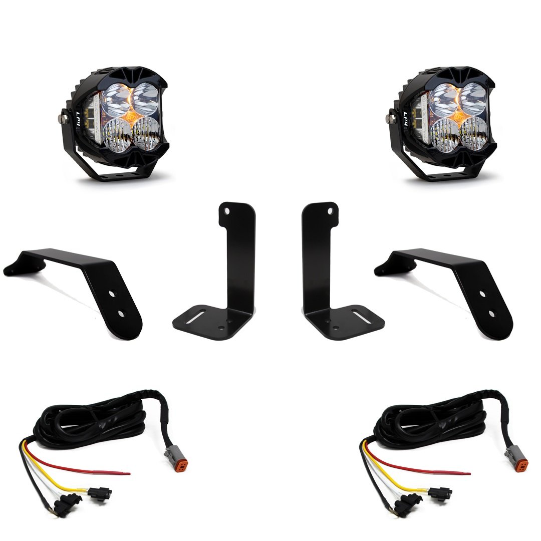 447658UP-FGXX.jpg Jeep JL/JT Dual LP4 Auxiliary Light Kit w/Upfitter Baja Designs