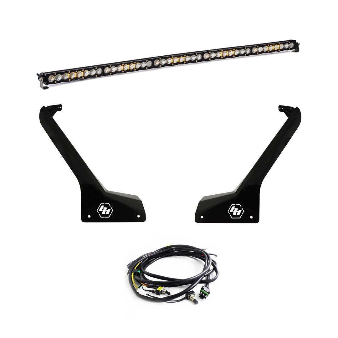 447665-FGXX.jpg Jeep JL/JT Roof Bar LED Light Kit 50 Inch S8 Baja Designs
