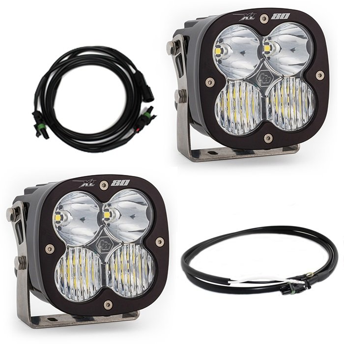 447669UP-FGXX.jpg Jeep JL/JT Rubicon Steel Bumper LED Light Kit XL 80 w/Upfitter Baja Designs
