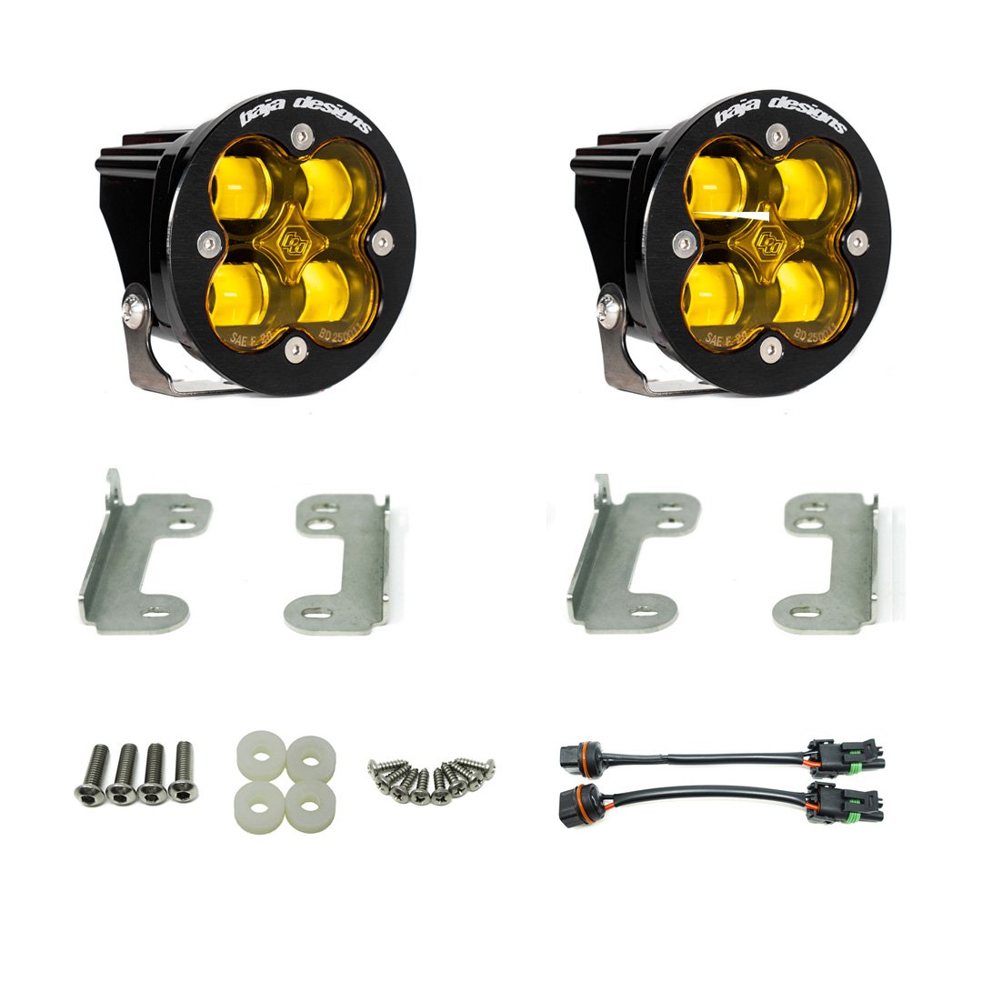 447721_0-FGXX.jpg Jeep Fog Lights Squadron-R SAE Amber LED 07-18 Wrangler JK Fog Pocket Kit Baja Design