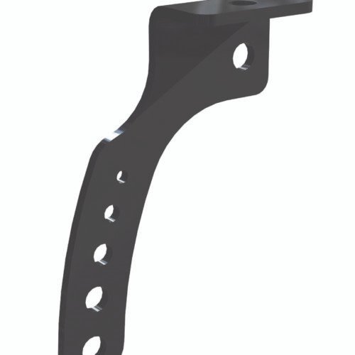 ~(2 lbs. 9X3X3)~ Teraflex JK 2007-13  Aluminum Hinged Tire Carrier CB Antenna Mount