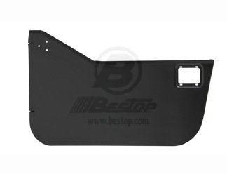 51804-01.jpg Bestop HighRock 4x4 Element Doors Enclosure Panels; Rear Black Jeep 07-17 Wrangler Unlimited; Rear doors only