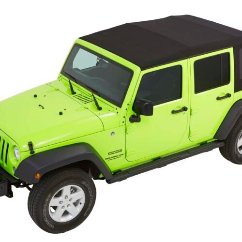 Bestop Trektop NX Glide Twill Jeep 07-17 Wrangler Unlimited 4-Door; includes convertible top folding frame