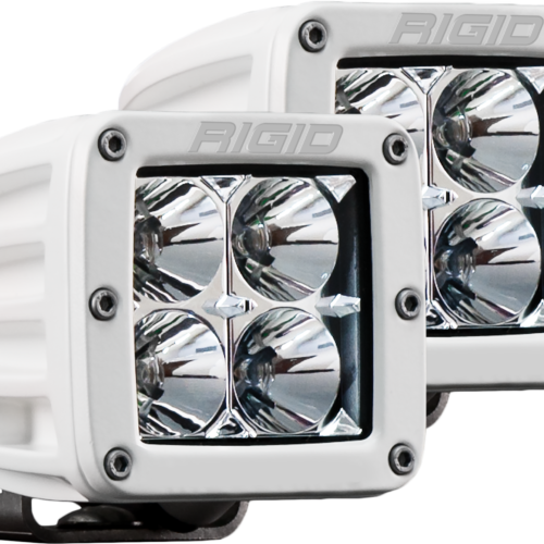 Rigid Industries Lighting White D-Series PRO Flood – Surface Mount Pair
