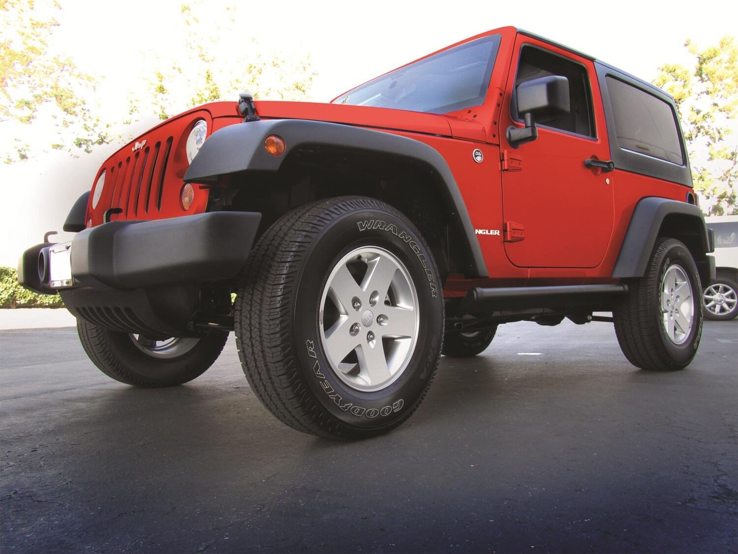 PowerStep Electric Running Boards For 2007-2017 Jeep Wrangler JK 2-Door AMP Research - Image 2