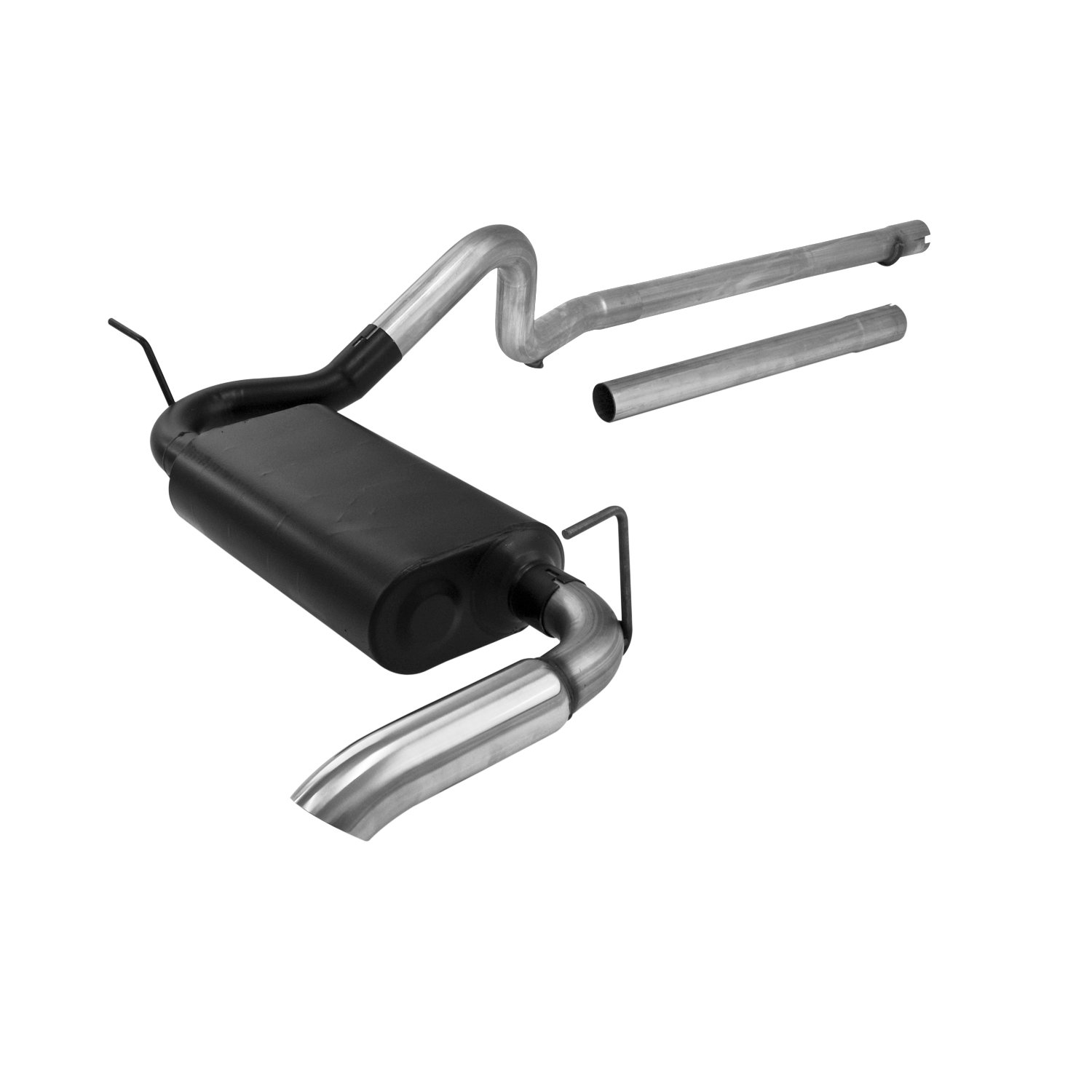 817514-BDXN.jpg Force Ii Cat-Back Exhaust System 2007-2018 Jeep Wrangler Jk With 3.6L Or 3.8L Engine, Fits Both 2 Door And 4 Door Models Mild Sound Flowmaster