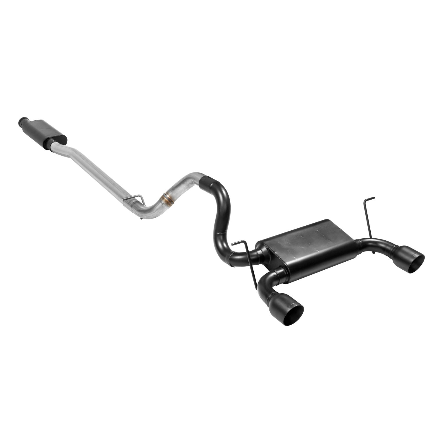 American Thunder Cat-Back Exhaust System Fits 2018-2026 Jeep Wrangler Jl Models With 3.6L Engine Aggressive To Moderate Sound Flowmaster - Image 3