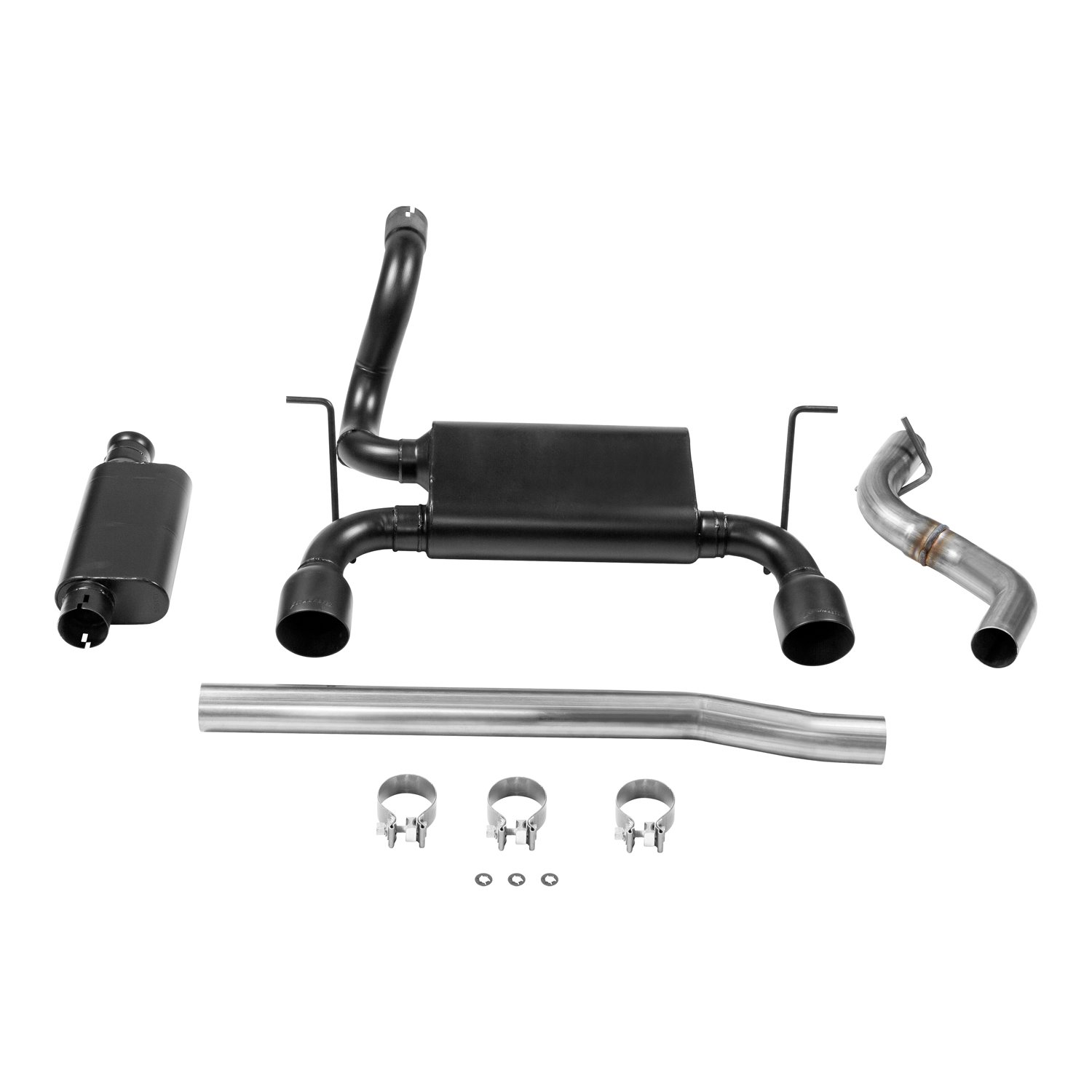 American Thunder Cat-Back Exhaust System Fits 2018-2026 Jeep Wrangler Jl Models With 3.6L Engine Aggressive To Moderate Sound Flowmaster - Image 6