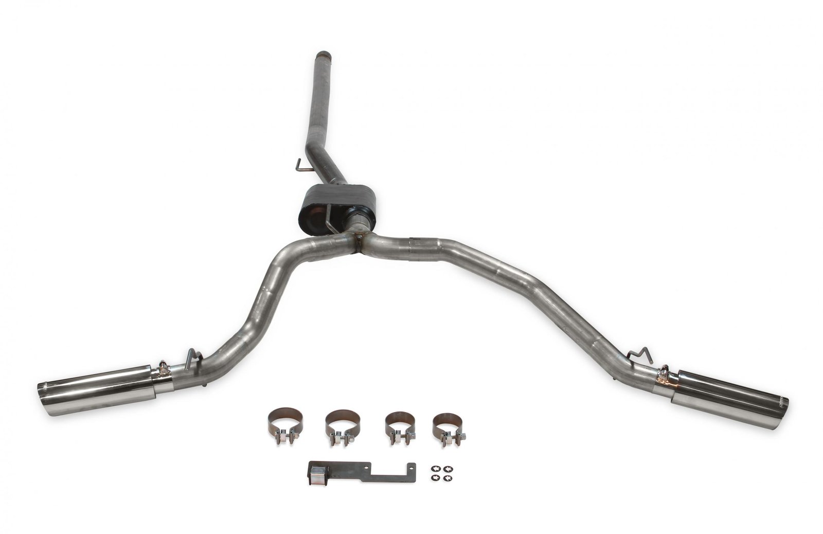 American Thunder Cat-Back Exhaust System Fits 2020-2025 Jeep Gladiator Trucks With 3.6L Engine, 409 Stainless Steel, Dual Exit With Polished Tips Aggressive Sound Flowmaster - Image 2