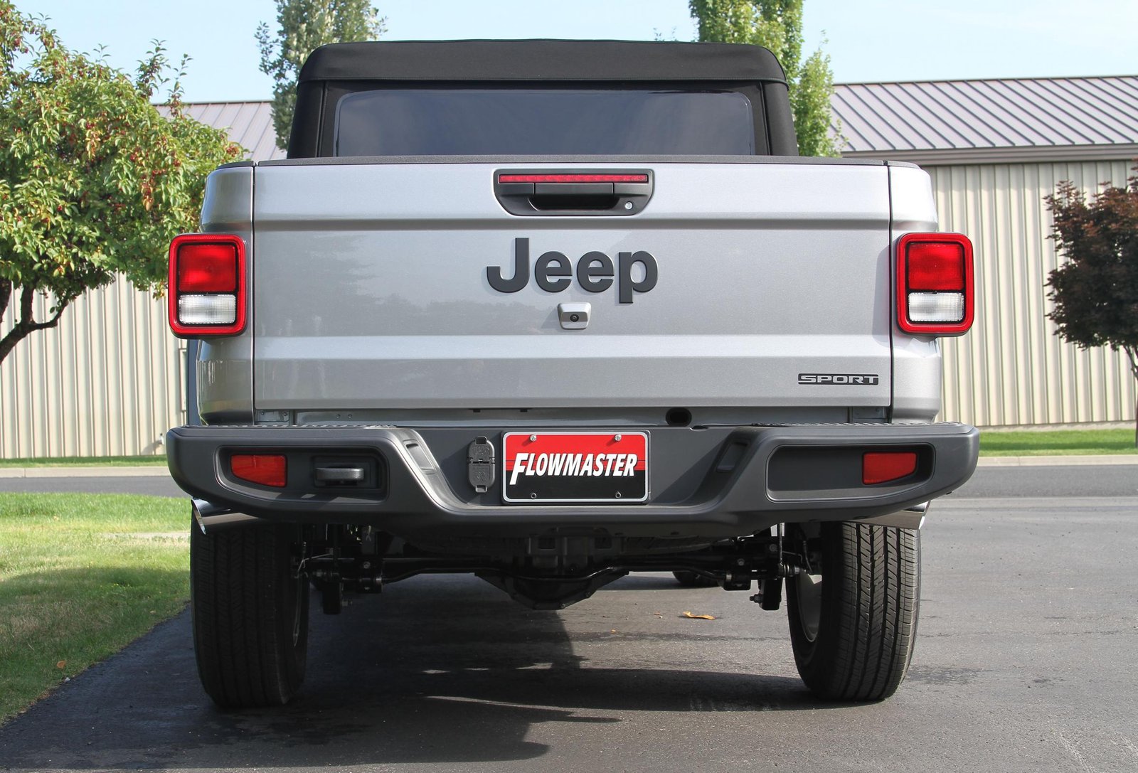 American Thunder Cat-Back Exhaust System Fits 2020-2025 Jeep Gladiator Trucks With 3.6L Engine, 409 Stainless Steel, Dual Exit With Polished Tips Aggressive Sound Flowmaster - Image 5