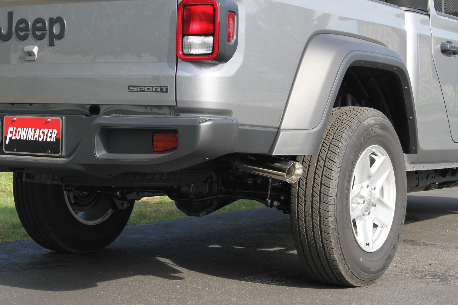 American Thunder Cat-Back Exhaust System Fits 2020-2025 Jeep Gladiator Trucks With 3.6L Engine, 409 Stainless Steel, Dual Exit With Polished Tips Aggressive Sound Flowmaster - Image 6
