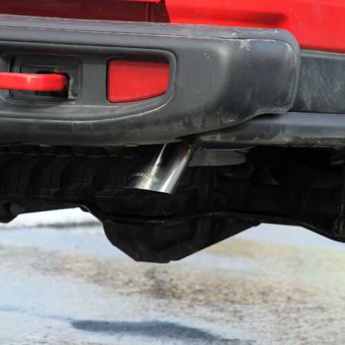 American Thunder Cat-Back Exhaust System Fits 2021-2023 Jeep Gladiator 3.0-Liter Diesel, Filter-Back, Single Rear Exit, American Thunder Stainless Steel Exhaust System Flowmaster