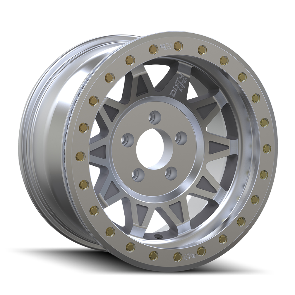 9302-7973M14.png ~(40 lbs. 19X19X10)~ ROADKILL RACE (9302) MACHINED BEADLOCK 17X9 5-127 -14MM 71.5MM