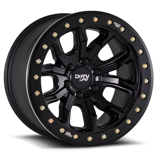 Dirty Life Race Wheels DT-1 9303 Satin Black 17X9 5-127 -12Mm 78.1Mm