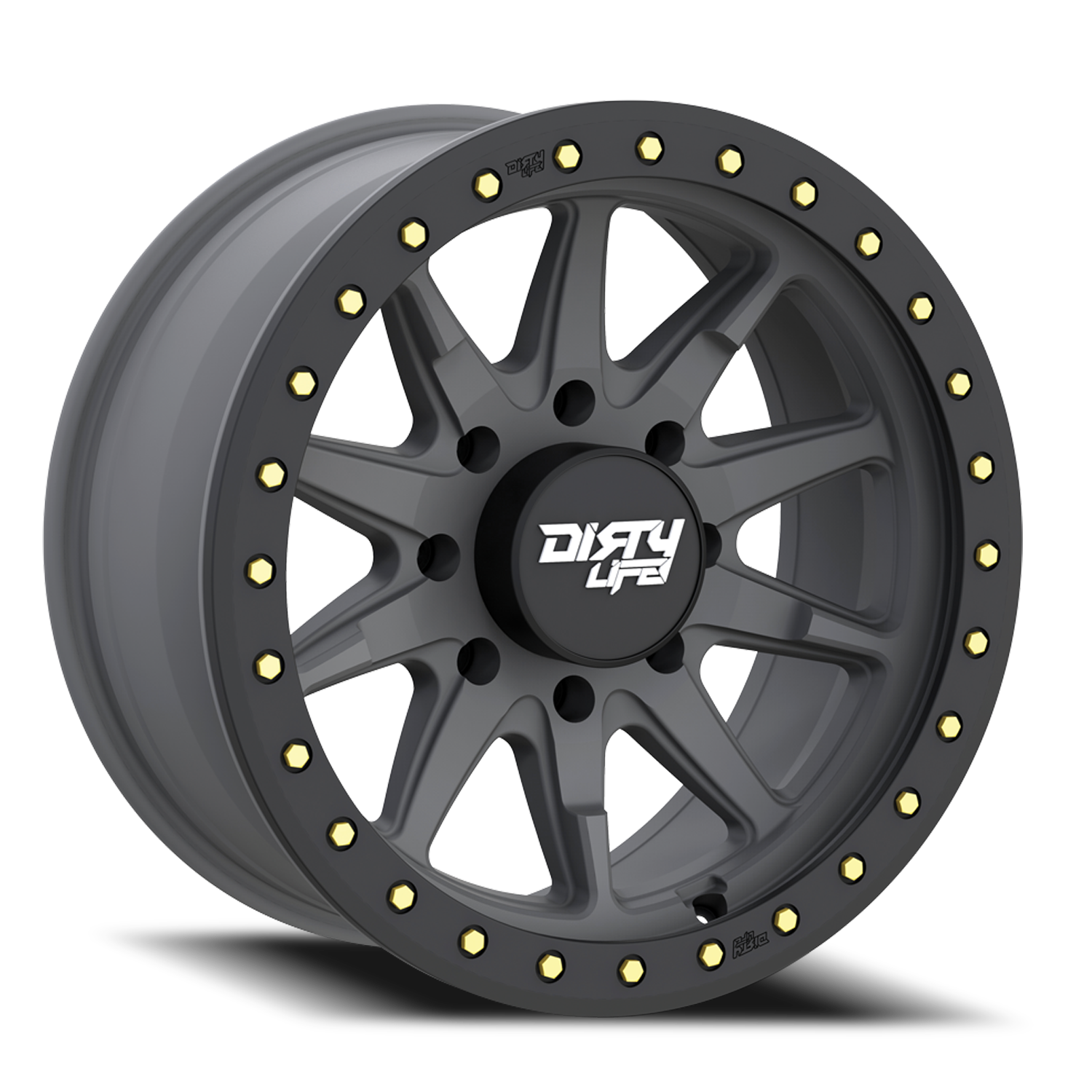 Dirty Life Race Wheels DT-2 9304 Satin Gunmetal 17X9 5-127 -12Mm 78.1Mm