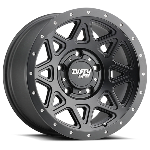 Dirty Life Race Wheels Theory 9305 Satin Black 17X9 5-127 -12Mm 78.1Mm