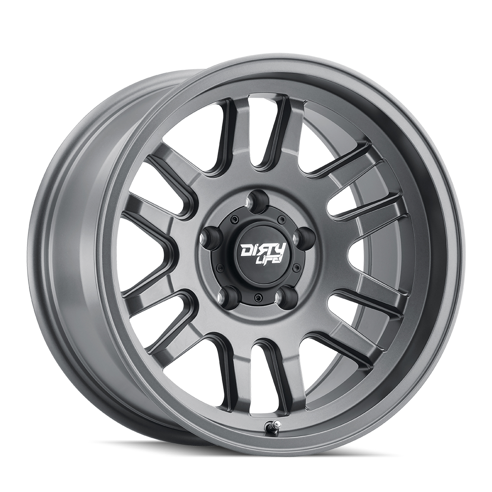 Dirty Life Race Wheels Canyon 9310 Satin Graphite 17X9 5-127 -12Mm 71.5Mm