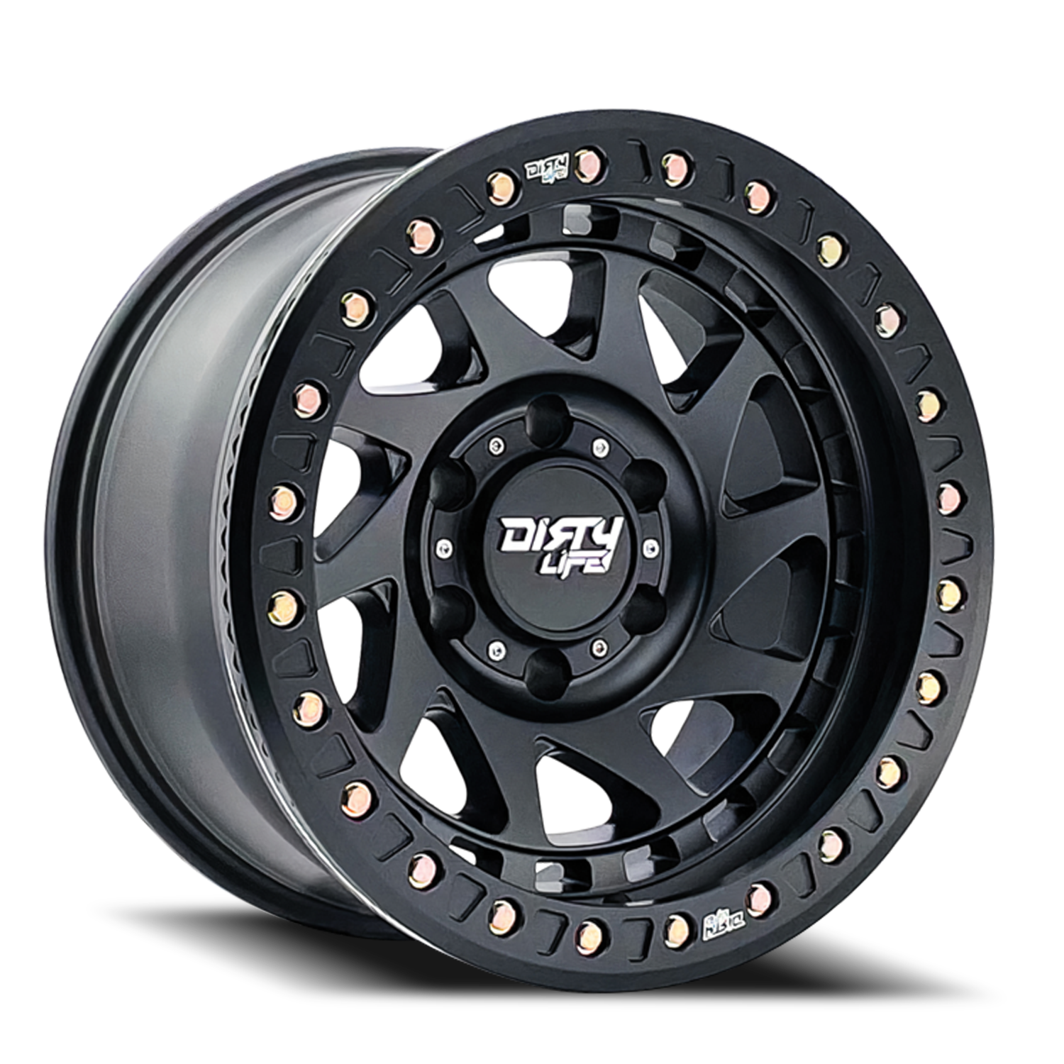 Dirty Life Race Wheels Enigma Race 9313 Matte Black 17X9 5-127 -38Mm 78.1Mm