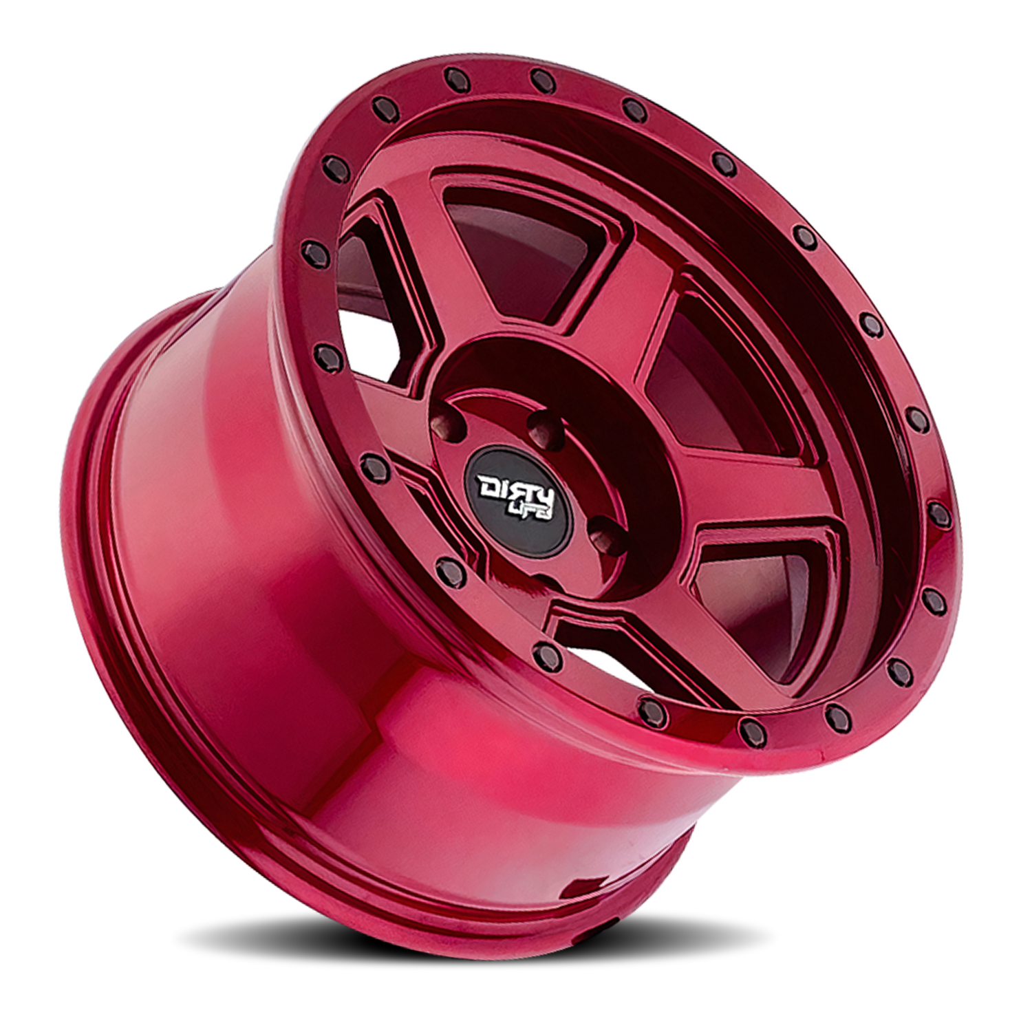 Dirty Life Race Wheels Compound 9315 Crimson Candy Red 18X9 5-127 -12Mm 78.1Mm - Image 2
