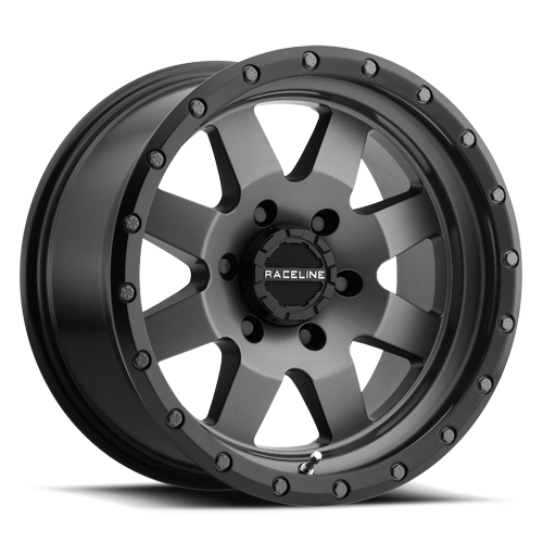 935G-890502B18-DLFM.png Aluminum Wheels 18x9 Defender 935G Gunmetal Gray Multi Spoke 18 Offset 5 on 127 Bolt Pattern 83.82 Bore Raceline