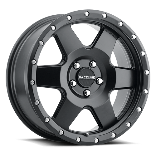 946B-880502B35-DLFM.png Aluminum Wheels 18x8 Boost 946B Satin Black 6 Spoke 35 Offset 5 on 127 Bolt Pattern 71.5 Bore Raceline