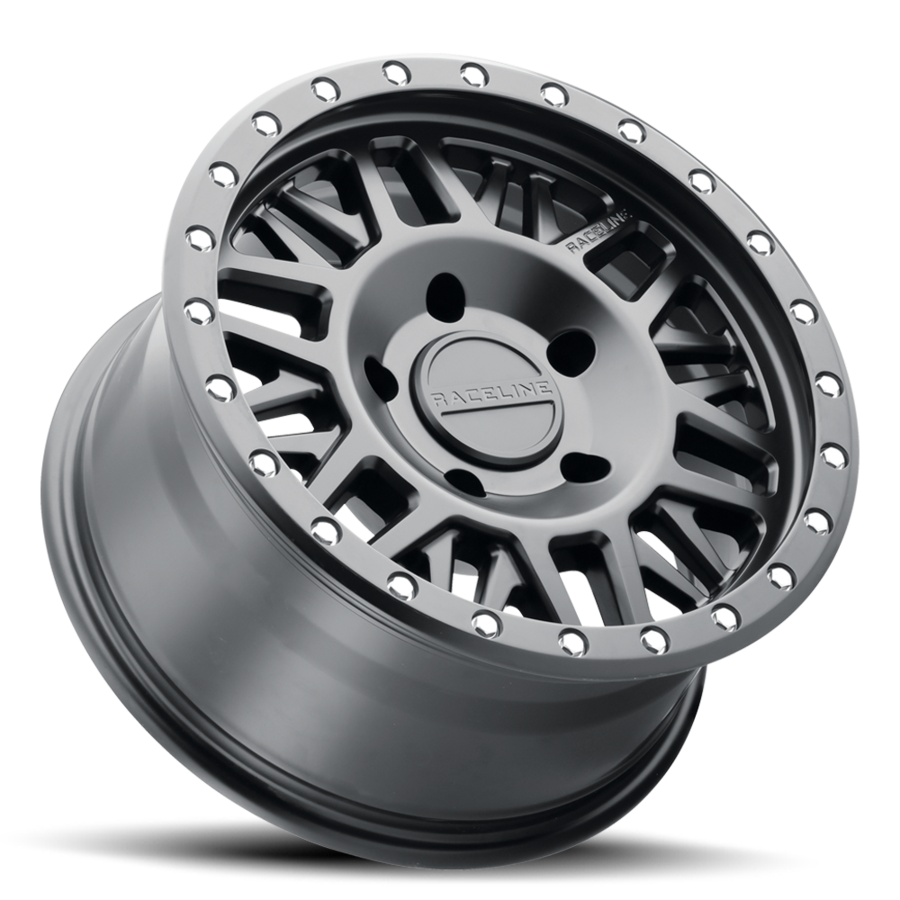 Aluminum Wheels 16x8 Ryno 951B Satin Black 0 Offset 5 on 127 Bolt Pattern 78.1 Bore Raceline - Image 2