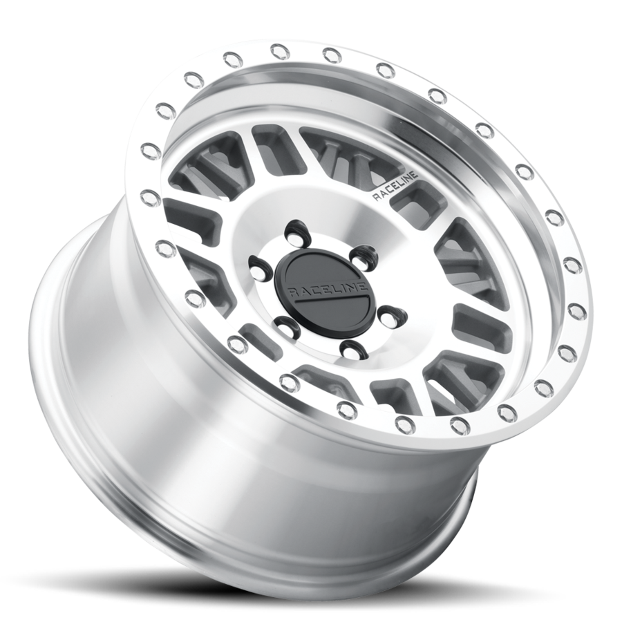 Aluminum Wheels 17x8.5 Ryno 951MC Machined Silver 0 Offset 5 on 127 Bolt Pattern 78.1 Bore Raceline - Image 2