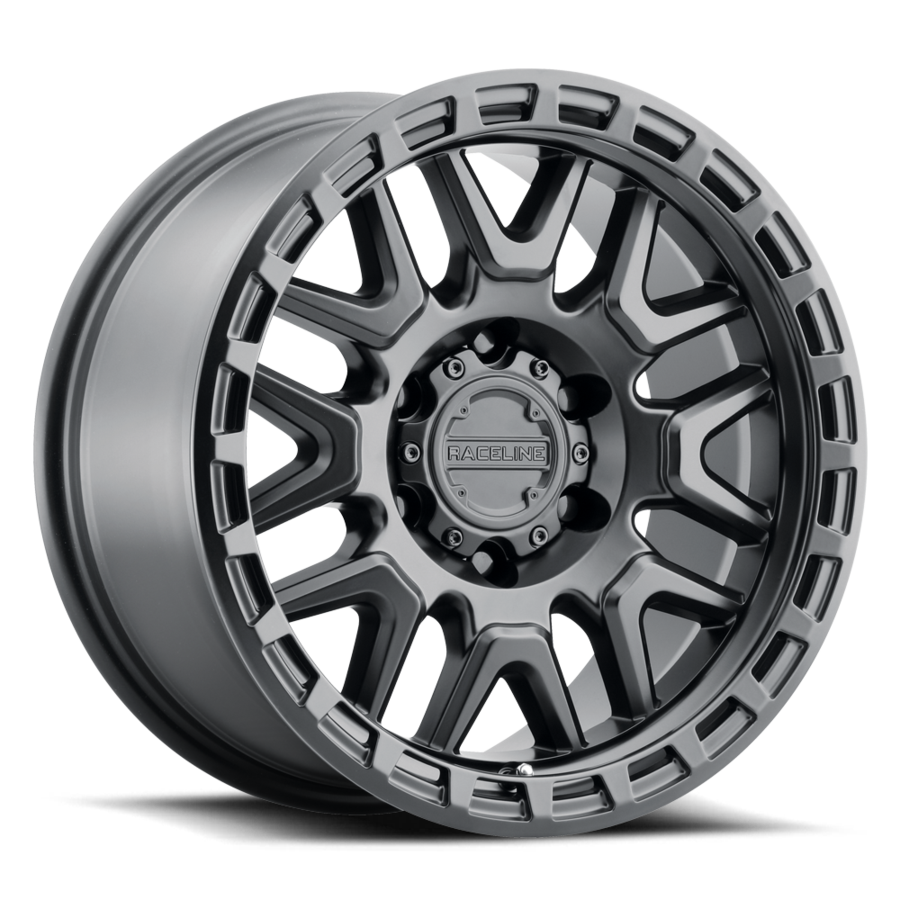 Aluminum Wheels 17x9 Krank 953B Satin Black -12 Offset 5 on 127 Bolt Pattern 78.1 Bore Raceline