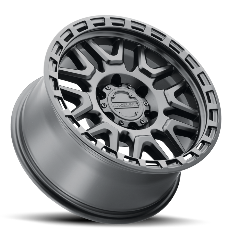 Aluminum Wheels 17x9 Krank 953B Satin Black -12 Offset 5 on 127 Bolt Pattern 78.1 Bore Raceline - Image 2
