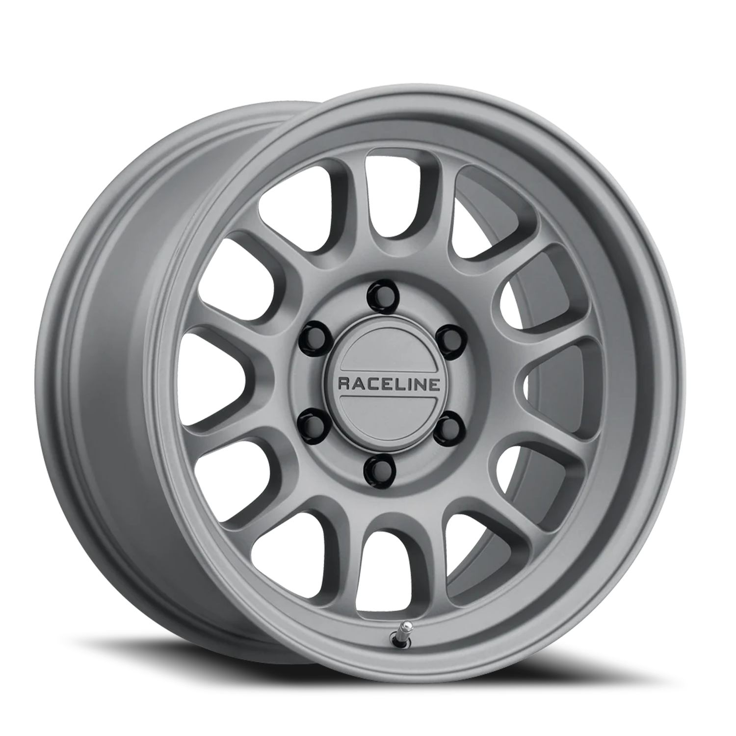 958T-890502B18-DLFM.png Aluminum Wheels 18x9 Rogue 958T Titanium Gray 18 Offset 5 on 127 Bolt Pattern 78.1 Bore Raceline