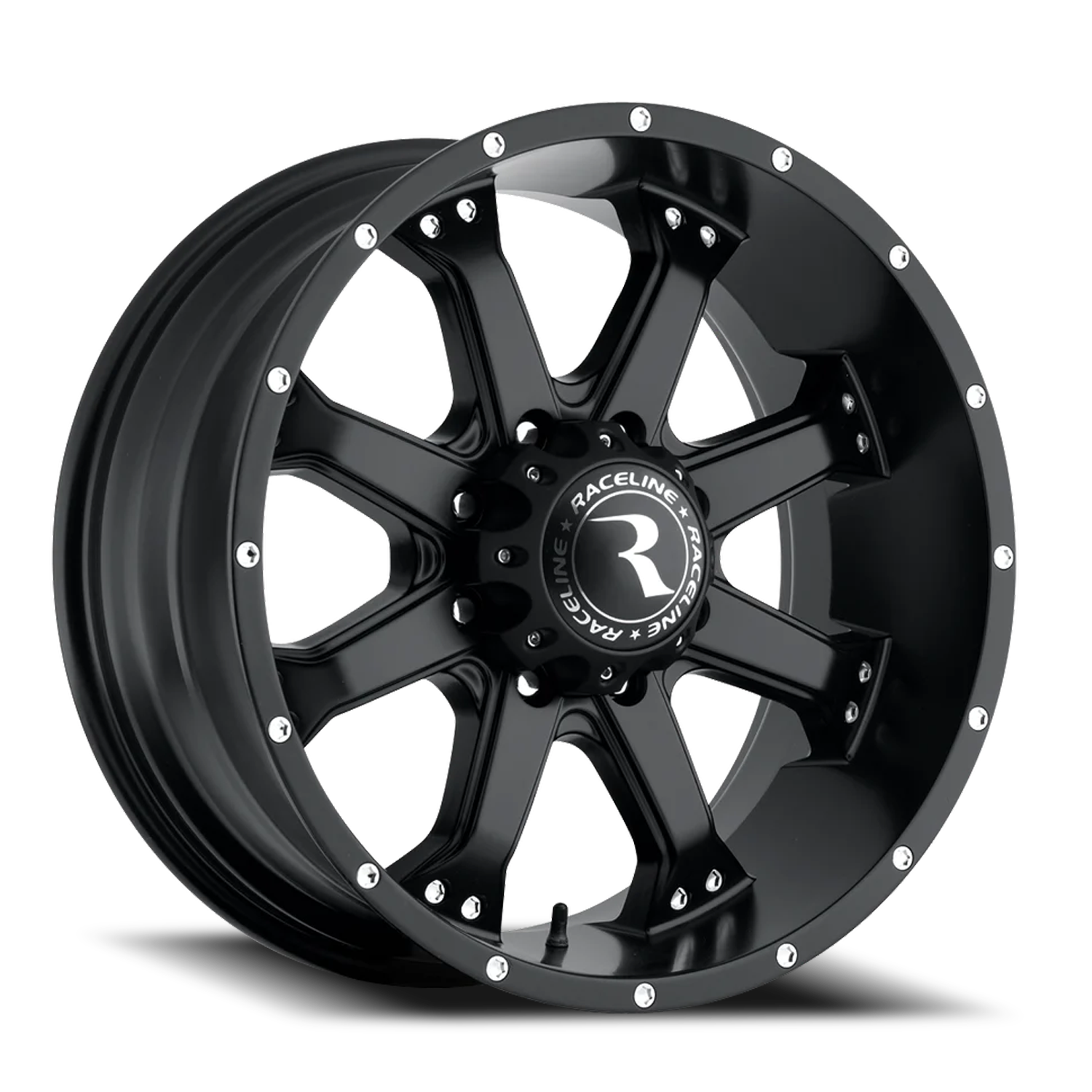Aluminum Wheels 20x9 Assault 991B Satin Black 18 Offset 5 on 127 Bolt Pattern 78.1 Bore Raceline