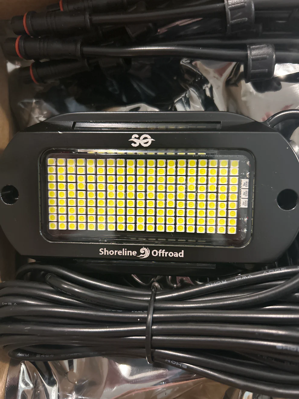 Shoreline Offroad Pro Series 8pc Pure White Rock light Kit - Image 3