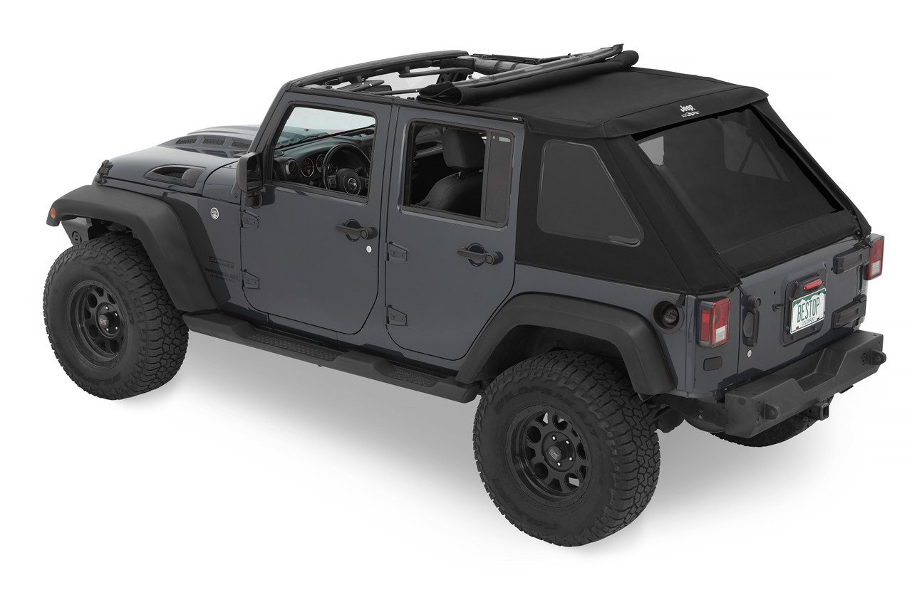 Bestop Trektop NX Plus Twill Jeep 07-17 Wrangler Unlimited 4-Door - Image 2
