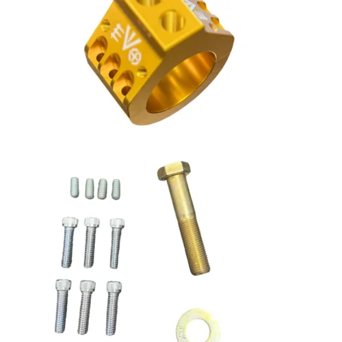 CC4B095D-DAB5-4149-B65C-E8EFD7A05AD1_1024x1024 2" Tie Rod Clamp, Stabilizer or Ram Gold Anodize