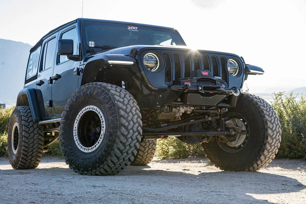 KSPEC Pre Runner Front Winch Tube Bumper JK JL JT - NO HOOP/RAW - Image 3