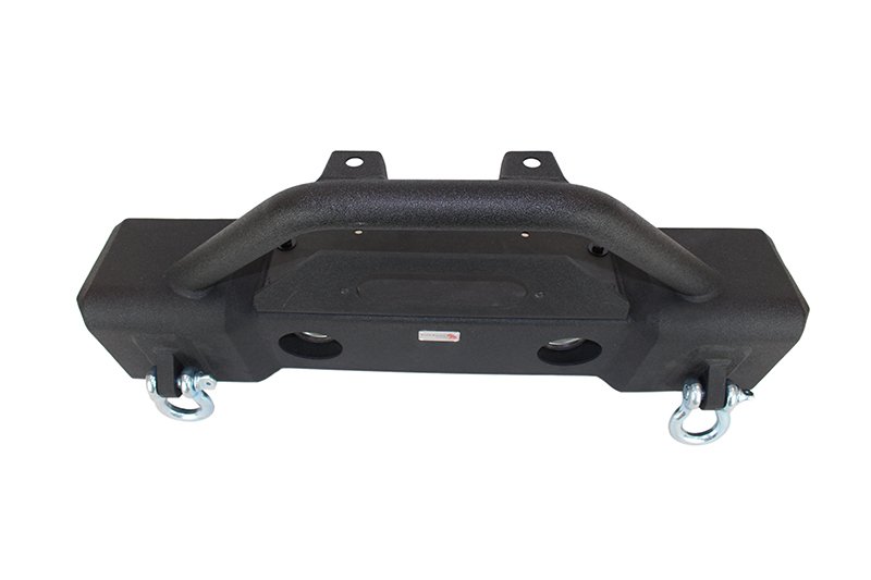 Jeep JK Stubby Bumper W/Tube Guard 07-18 Wranger JK Black Texured Powercoated Fishbone Offroad - Image 4