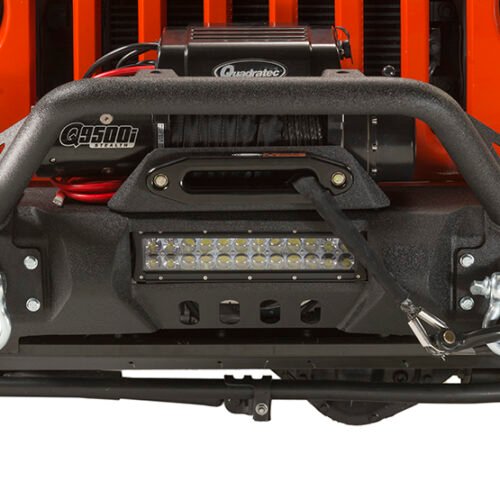 FB22004-HHPN.jpg Jeep JK Front Stubby Winch Bumper W/Tube Guard 07-18 Wranger JK Black Texured Powercoated Fishbone Offroad
