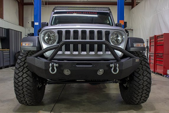 Jeep JL Mid-Width Winch Front Bumper 2018-Present Wrangler JL/Gladiator Fishbone Offroad - Image 5
