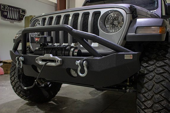 Jeep JL Mid-Width Winch Front Bumper 2018-Present Wrangler JL/Gladiator Fishbone Offroad - Image 7