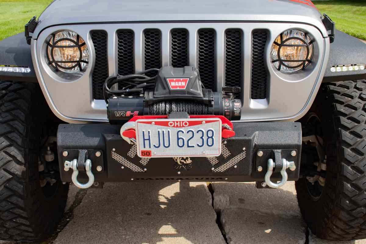 Barracuda Modular Front Bumper - Base 07-18 Jeep Wrangler, 18-Present Jeep Wrangler, 18-Present Jeep Gladiator JT Fishbone Offroad - Image 13