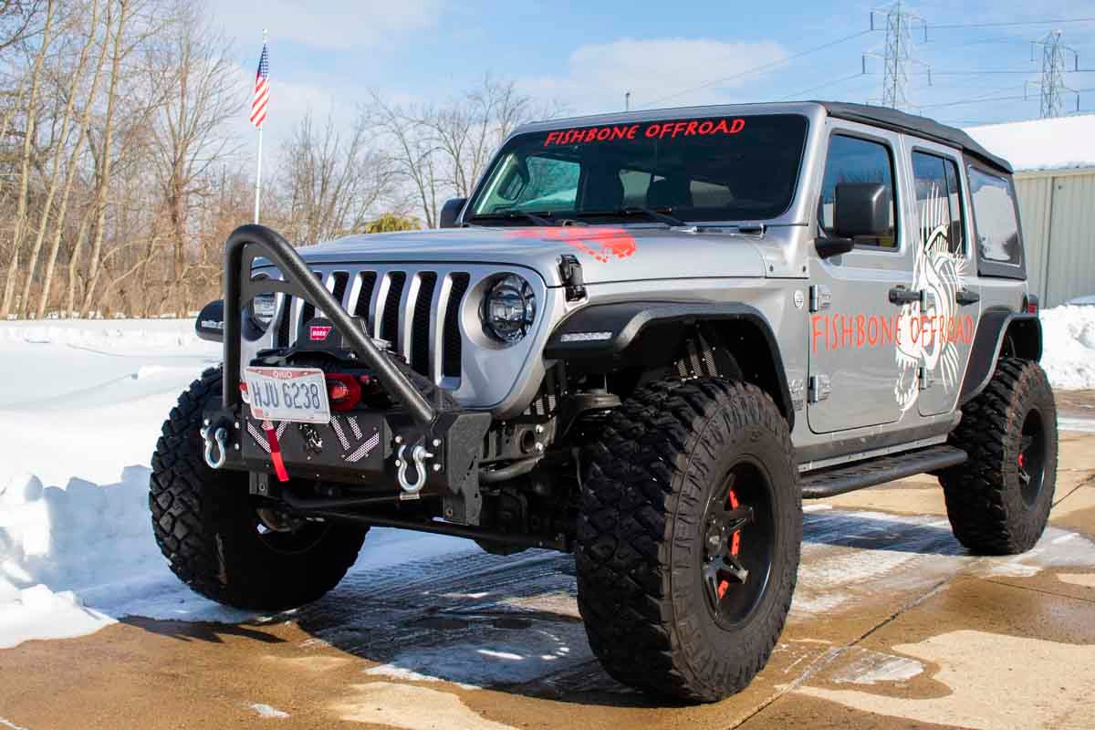 Barracuda Stinger Bar 07-18 Jeep Wrangler, 18-Present Jeep Wrangler, 18-Present Jeep Gladiator JT Fishbone Offroad - Image 9