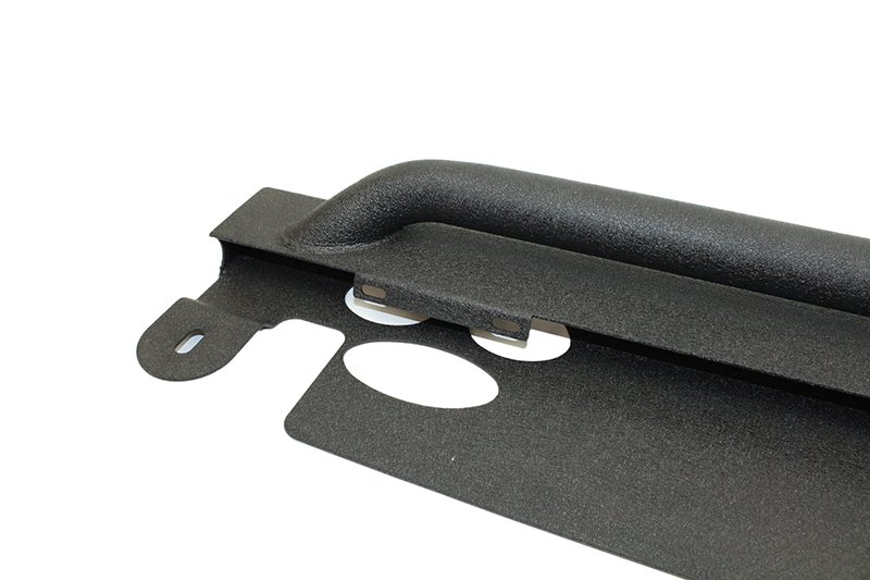Jeep JK Rock Slider 07-18 Wrangler JK 2 Door Rubicon Steel Black Textured Powdercoat Fishbone Offroad - Image 6