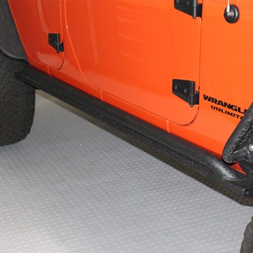 FB23011-HHPN.jpg Jeep JK Rock Slider 07-18 Wrangler JK 4 Door Rubicon Steel Black Textured Powdercoat Fishbone Offroad