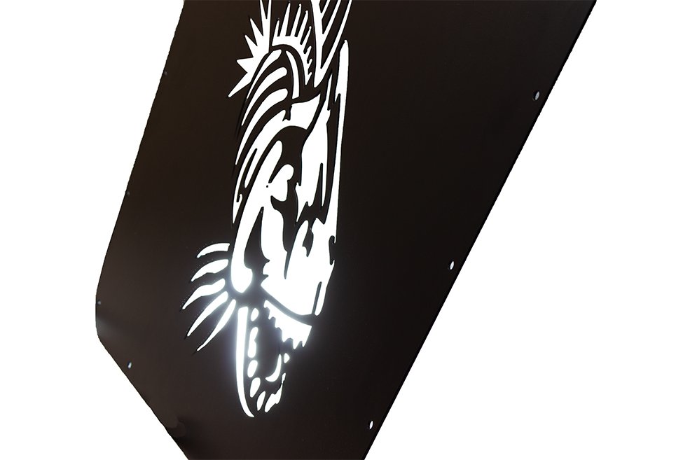 Jeep JK Hood Louver 13-18 Wranger JK Black Fishbone Offroad - Image 3